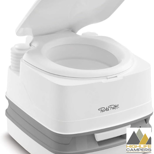 Thetford Porta Potti 145, Portable Toilet, White/Grey