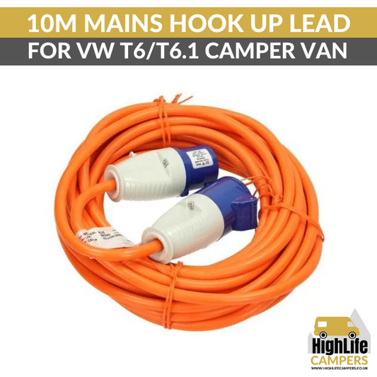 Streetwize Mains Hook Up Extension Lead 10m