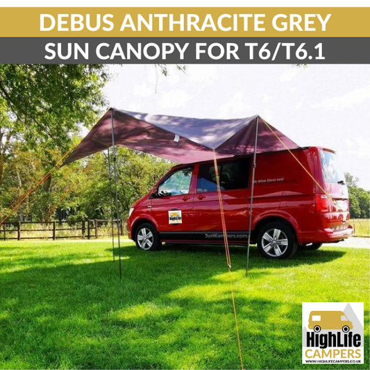 Debus Anthracite Grey Sun Canopy Awning
